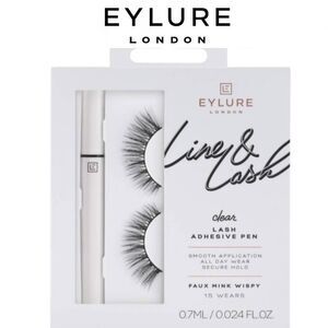 Eyelure London Line & Lash Clear Lash Adhesive Pen & Faux Mink Lashes